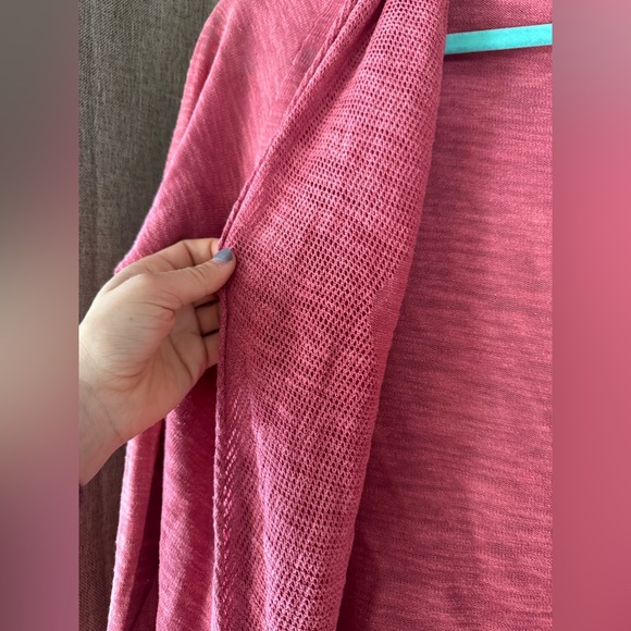 Moth Reddish Pink Open-Front Sweater - Picture 5 of 8